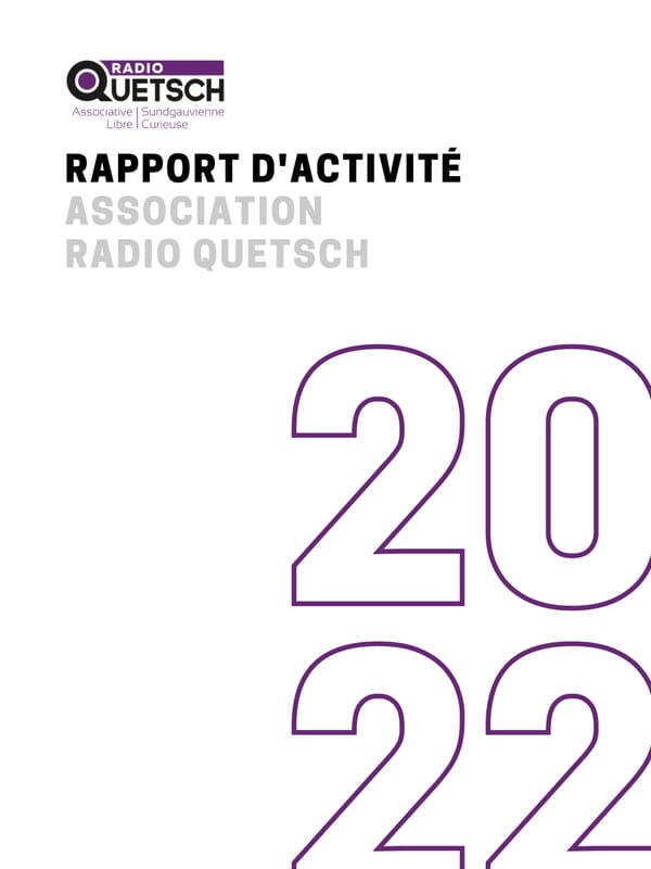 Rapport d'activité 2022